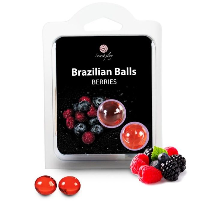2 Palline brasiliane lubrificanti Brazilian Balls Secret Play