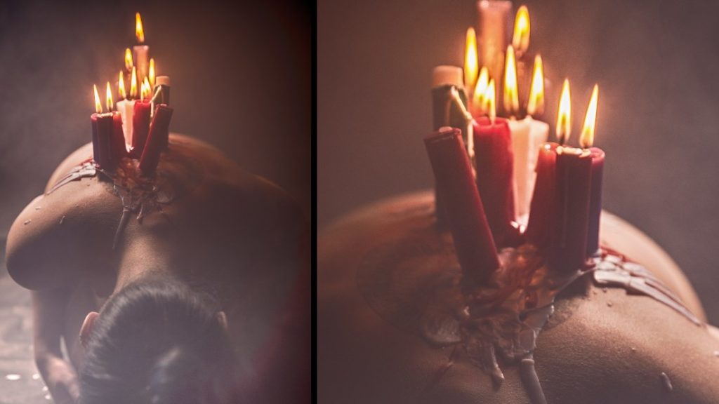 Wax play giochi erotici con la cera