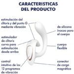 Caratteristiche G for Goddess 1 vibratore punto G e clitoride Satisfyer