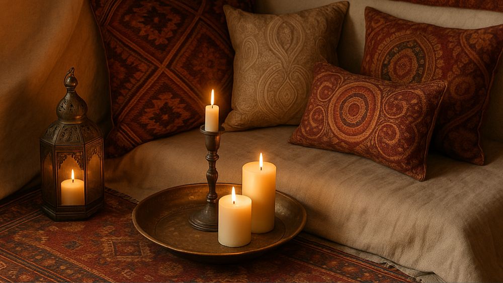 come creare un ambiente harem orientale in salotto camera
