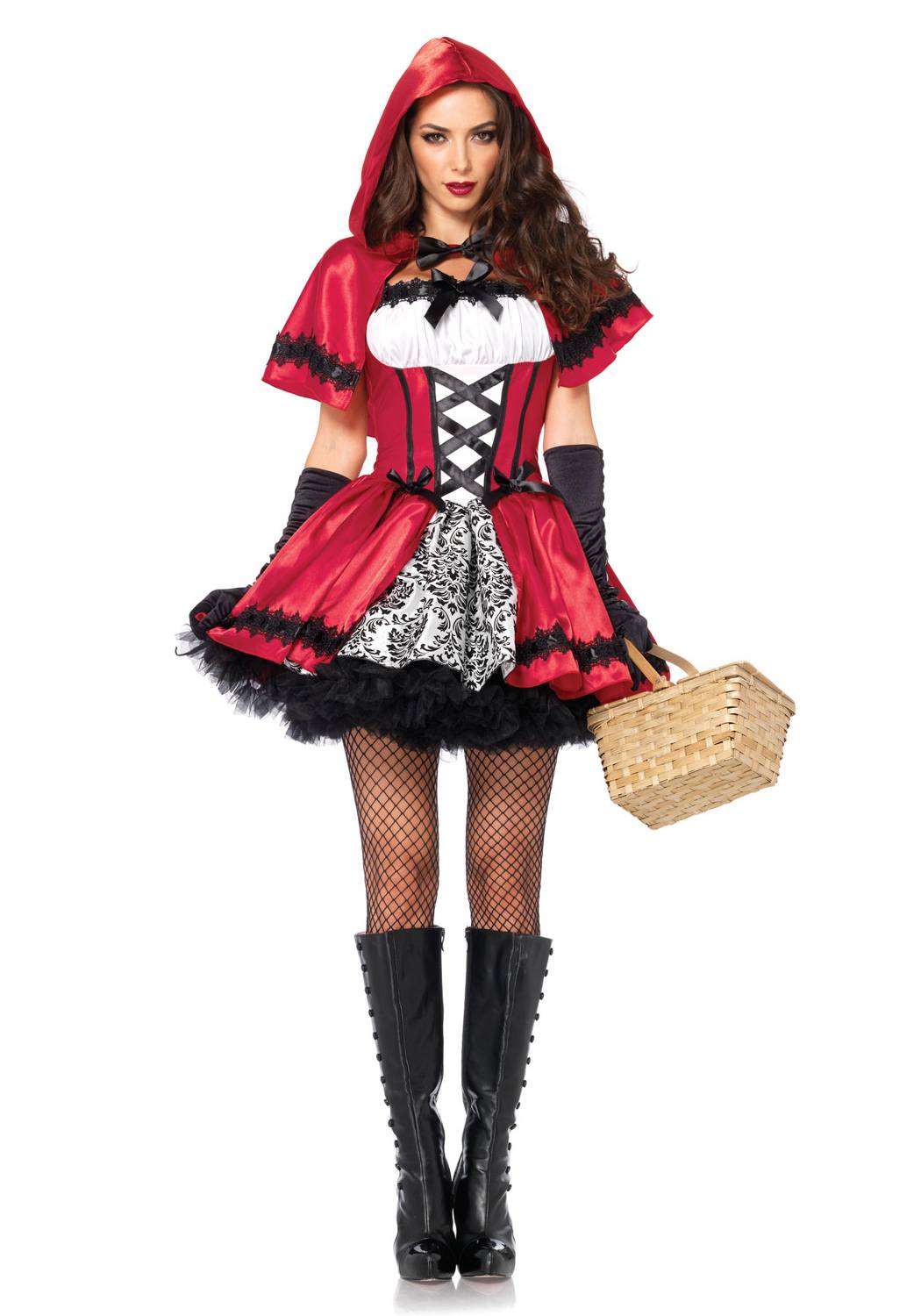 85230 Leg Avenue - Costume da Cappuccetto Rosso Gotica "Gothic Red Riding Hood"
