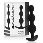 Anal Beads palline anali in silicone Rupert Silver&Black (con scatola)