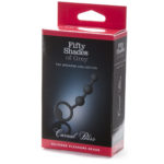 Anal beads in silicone Carnal Bliss - Cinquanta Sfumature di Grigio