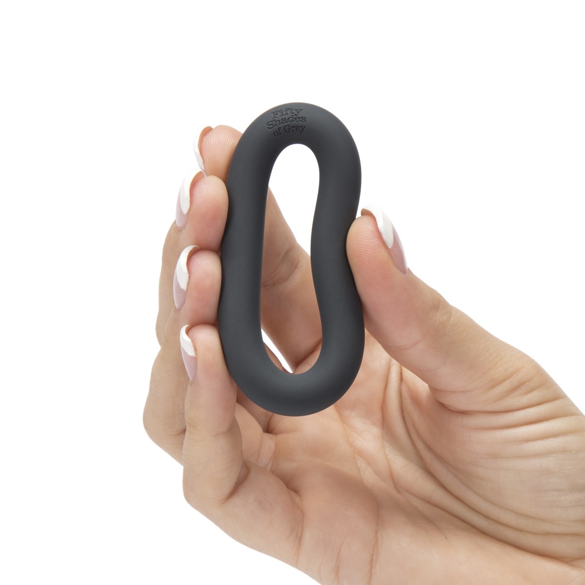 Anello fallico in silicone Cock Ring - 50 Sfumature di Grigio