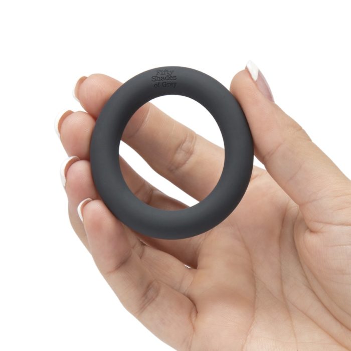 Anello fallico in silicone Cock Ring - 50 Sfumature di Grigio