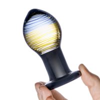 Butt Plug anale in vetro borosilicato Galileo Glas