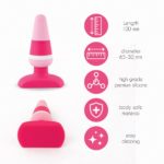 Butt Plug rosa in silicone premium Plugz by Feelztoys