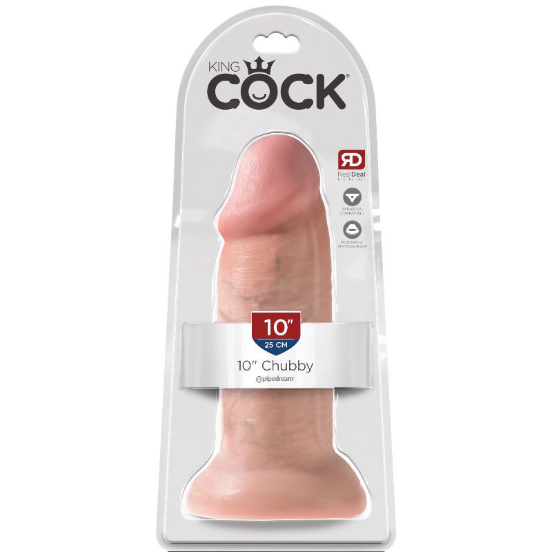 Chubby Dildo grosso 25 cm senza testicoli realistico King Cock