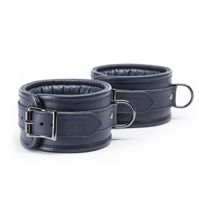 Cinquanta sfumature di nero accessori Manette per caviglie in cuoio Darker Limited Collection