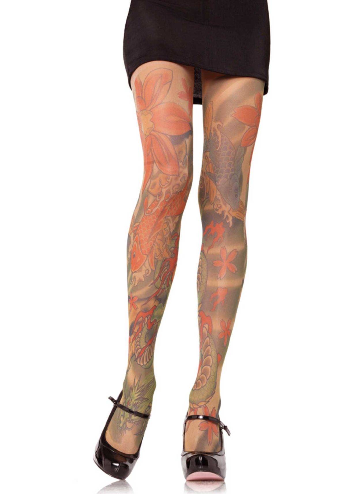 Collant nudo effetto tattoo - Leg Avenue 7510