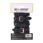 Confezione fronte Manette BDSM Brat con catena Sex Mischief