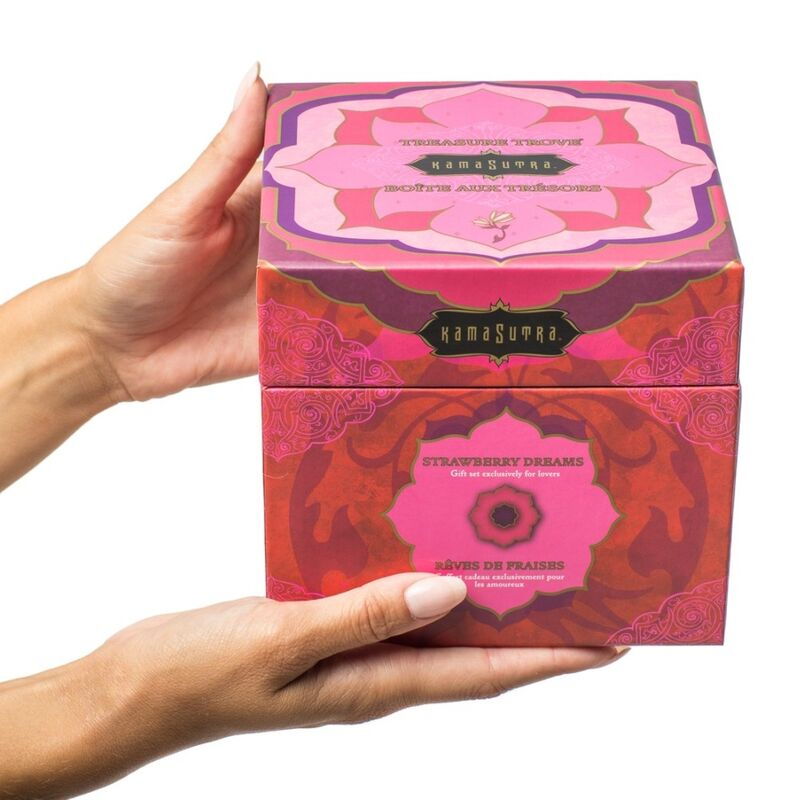 Scatola - Confezione regalo erotica alla fragola Strawberry Dreams- KamaSutra