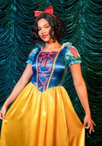 Costume Biancaneve gonna lunga Classic Snow White 85407 Leg Avenue ( a teatro dettaglio)