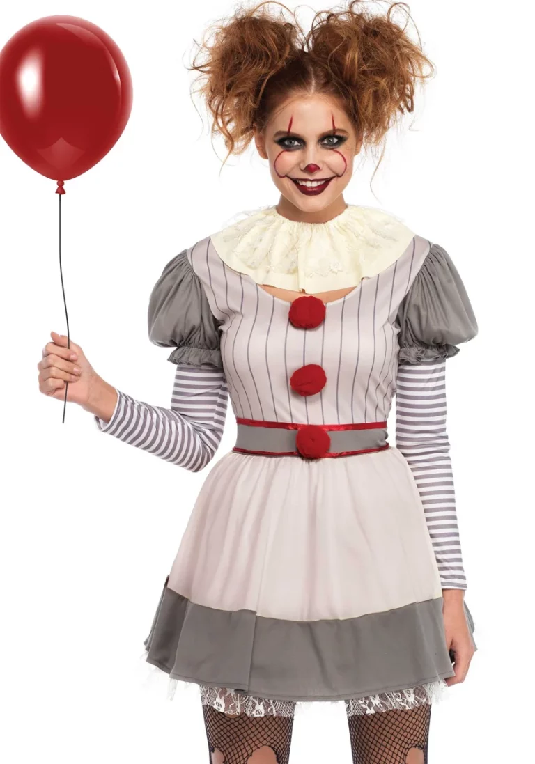 Costume IT pagliaccio assassino donna Creepy Clown Leg Avenue 86729