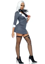 Costume Jack Skeletron donna Bone Babe Leg Avenue 87063 (laterale)