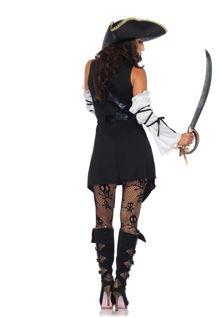 Costume Pirata del mar nero Black Sea Buccaneer Leg Avenue 85563