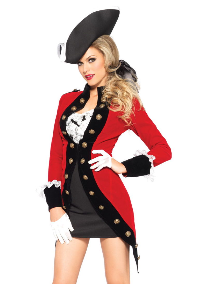 Costume Pirata giubba Rebel Pirate Red Coat 85386 Leg Avenue