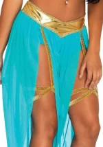 Costume Sexy Jasmine Aladdin Oasis Princess Leg Avenue 86662 (dettaglio gambe)