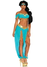 Costume Sexy Jasmine Aladdin Oasis Princess Leg Avenue 86662 (intero fronte)