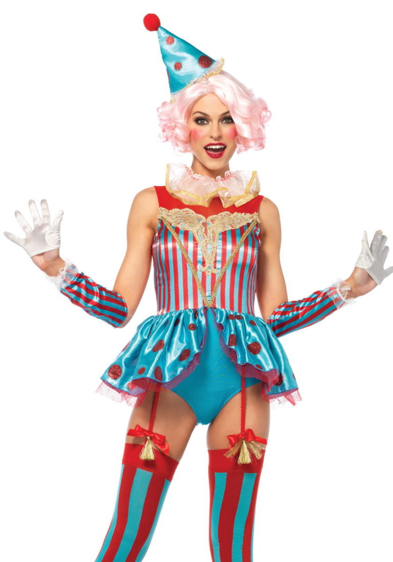 Costume da Clown Delightful Circus Pagliaccio 85620 Leg Avenue