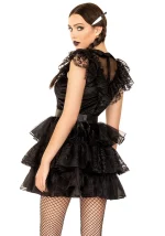 Costume da Mercoledì Addams Raving Rebel Leg Avenue 87198 (retro)