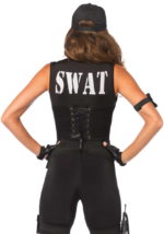 Costume da Poliziotta Deluxe SWAT Commander 85463 Leg Avenue