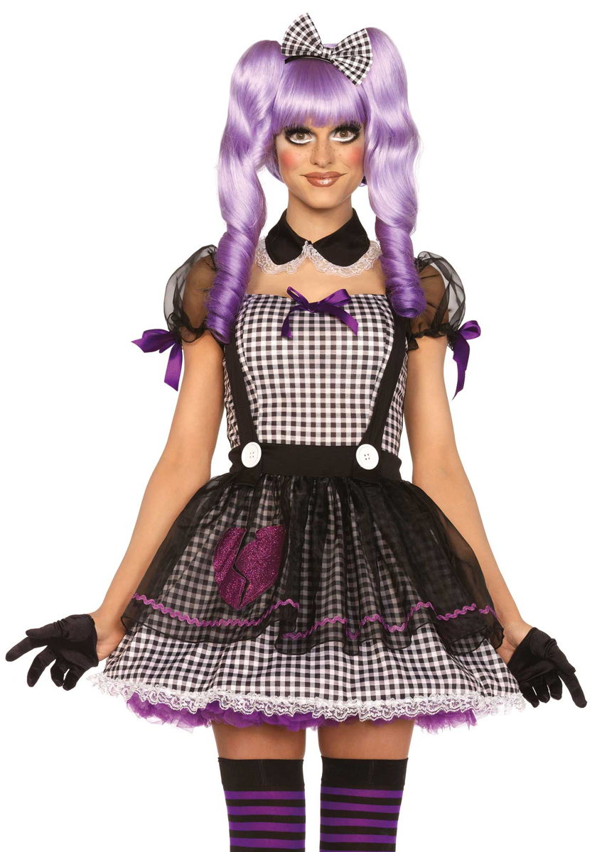 Costume da bambola di pezza Dead Eye Dollie 85370 Leg Avenue