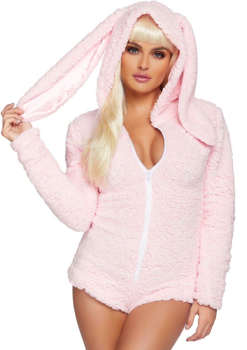 Costume da coniglietta rosa Cuddle Bunny Leg Avenue 86824