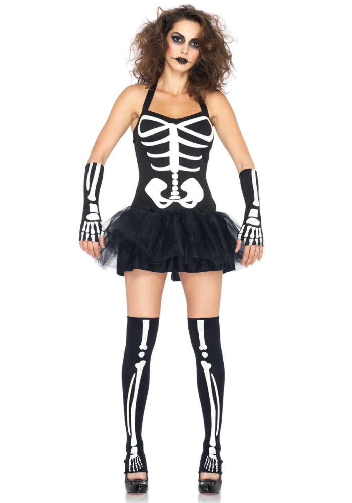 Costume da scheletro Sexy Skeleton 83946 Leg Avenue