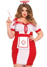 Costume infermiera Plus Size Bedside Betty Leg Avenue 85438X