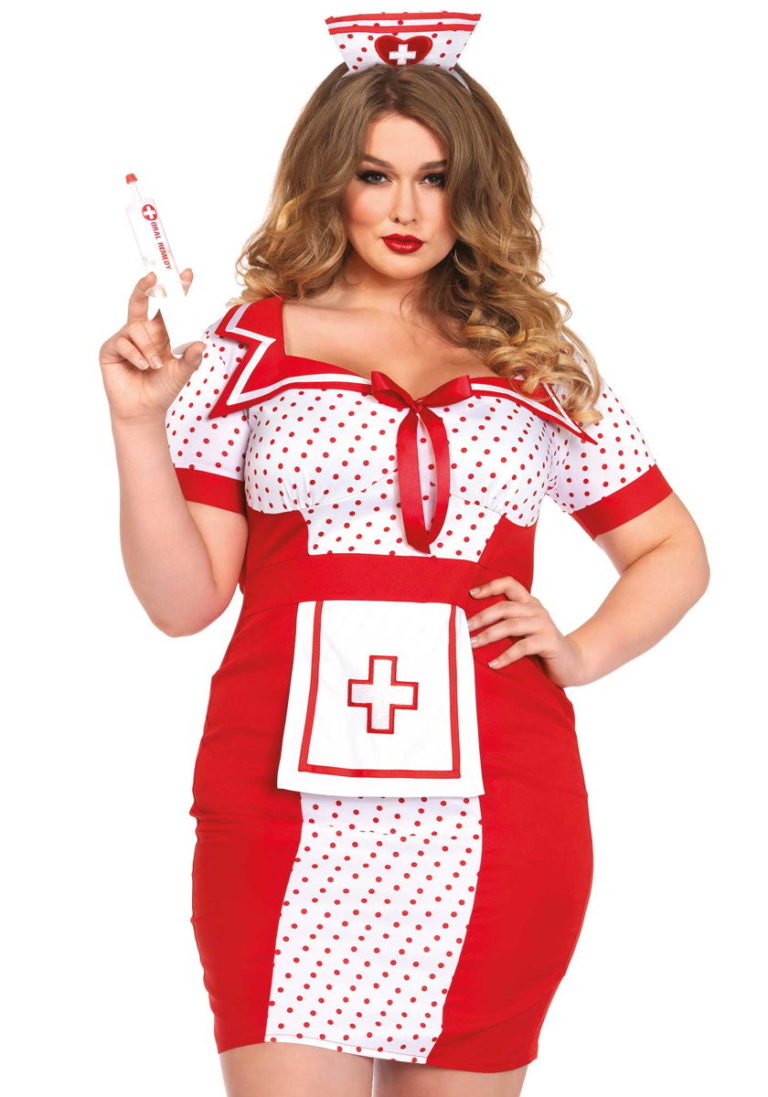 Costume infermiera Plus Size Bedside Betty Leg Avenue 85438X
