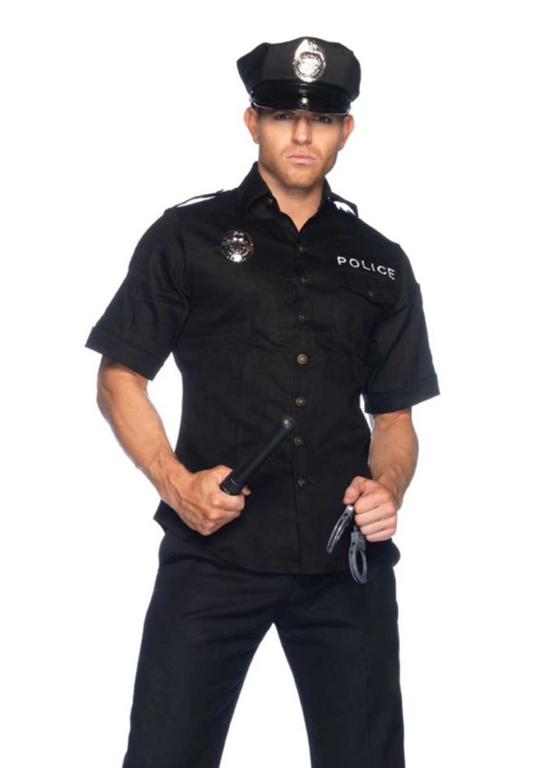 Costume per Uomo da Poliziotto Cuff Em'Cop 83122 Leg Avenue
