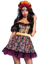 Costume stile messicano Marigold Catrina Leg Avenue 87153