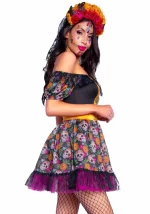 Costume stile messicano Marigold Catrina Leg Avenue 87153 (laterale)