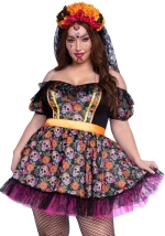 Costume stile messicano Marigold Catrina Leg Avenue 87153X