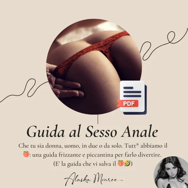 Cover guida sesso anale di Alaska Monroe