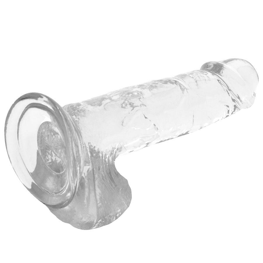Dildo in jelly trasparente con testicoli Xray Clear Dildo