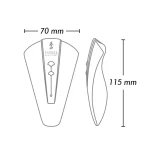 Dimensione Stimolatore intimo esterno OBI Shunga