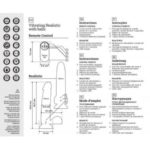 Foglietto istruzioni del Vibratore realistico con telecomando R12 Virgite