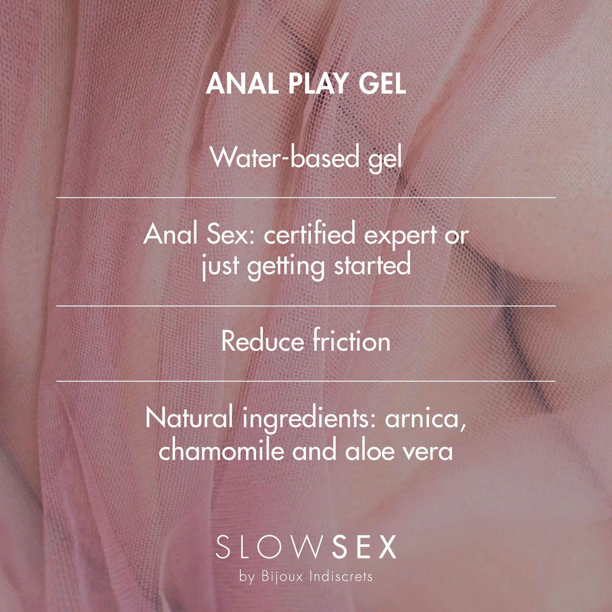 Gel anale Anal Play Gel Slow Sex - Bijoux Indiscrets