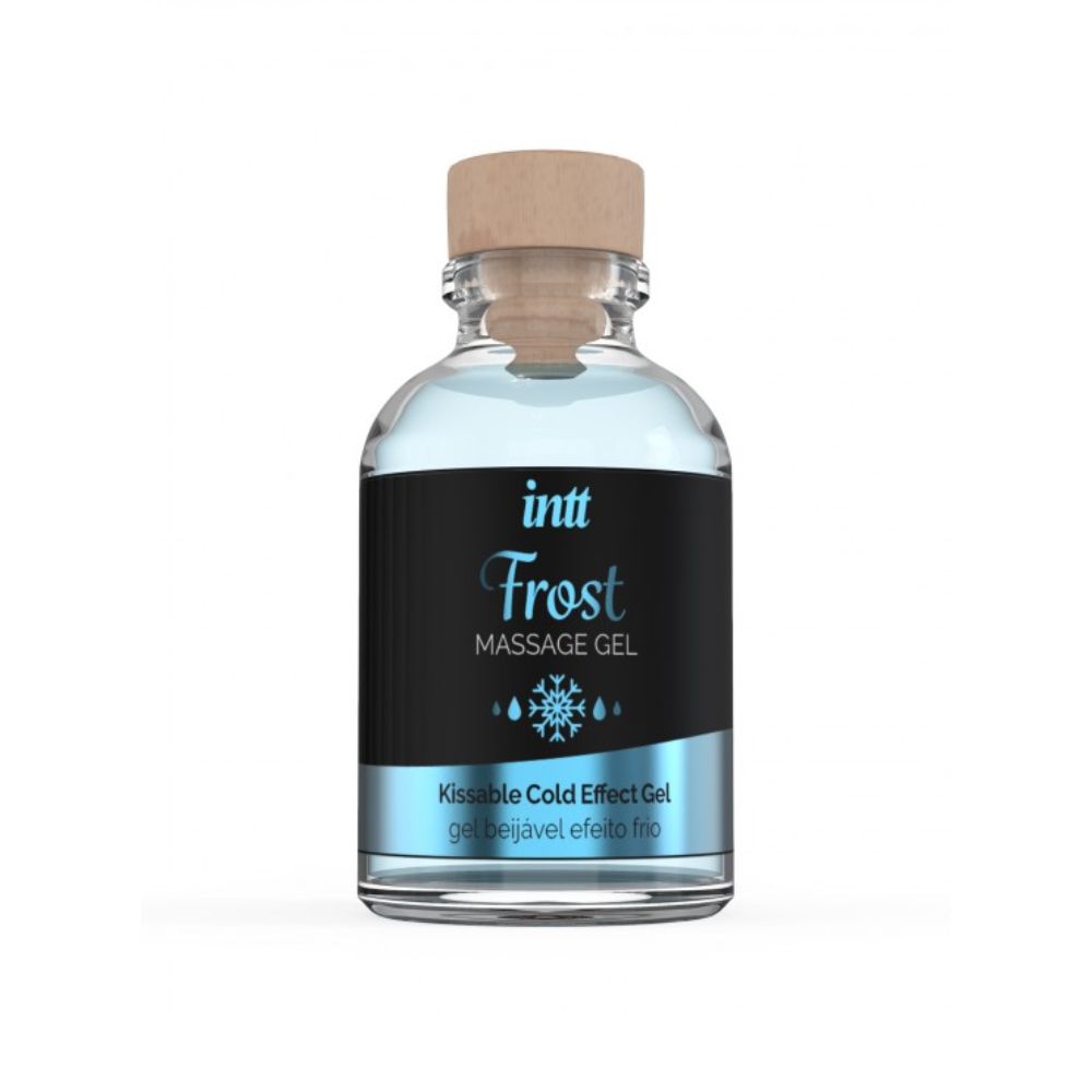 Gel baciabile per massaggi alla menta effetto freddo Intt bottiglia 30 ml