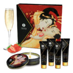 Kit Erotico Cofanetto Geisha Fragola e Champagne by Shunga