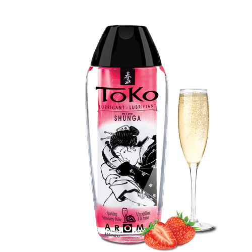 Lubrificante intimo Toko Aroma fragola champagne Shunga