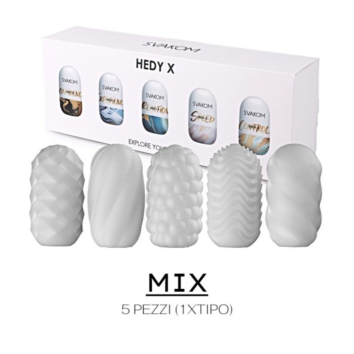 Masturbatore "Hedy X" 5 modelli ed. 2021 | Svakom