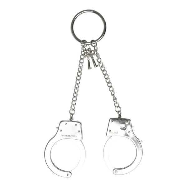 Manette in metallo con anello Ring Metal Handcuffs Sex & Mischief