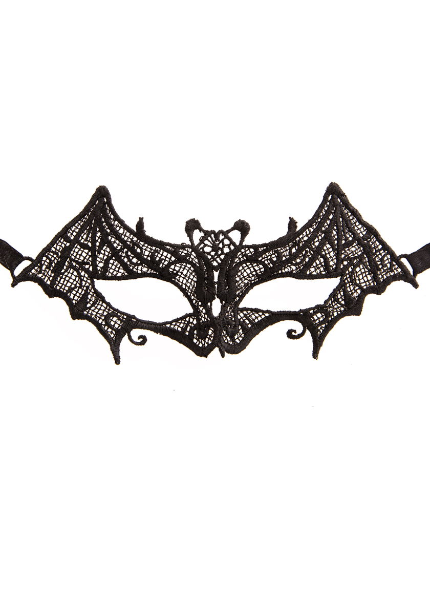 Maschera Halloween pipistrello in pizzo veneziano 3730 Leg Avenue