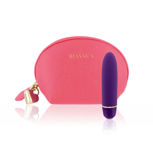 Mini Vibratore Classico viola + borsetta Rianne S