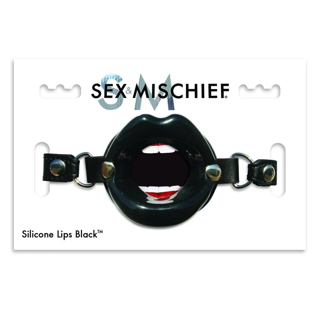 Mouth Gag Silicone Lips - Sex & Mischief