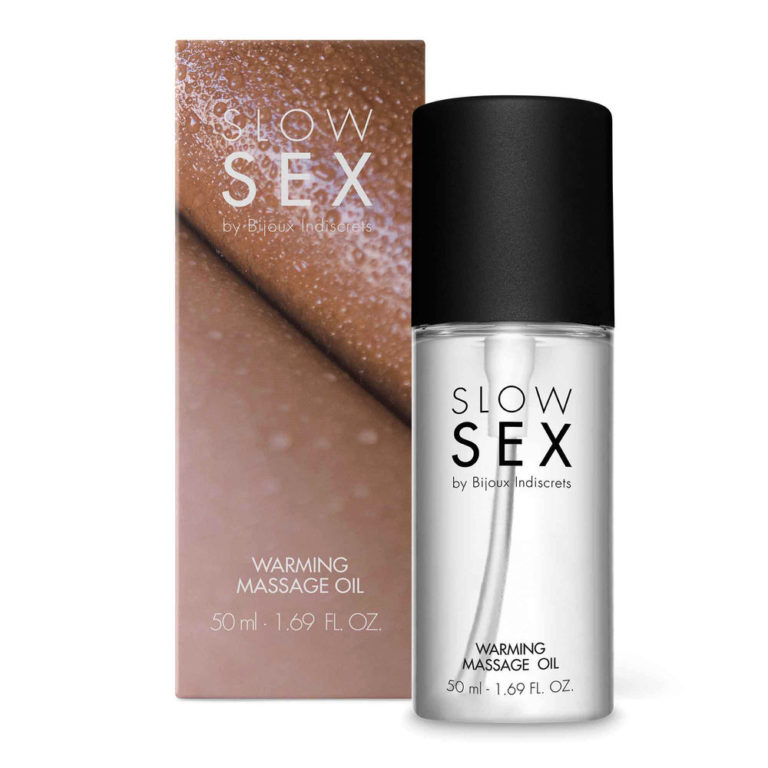 Olio da massaggio effetto calore Slow Sex - Bijoux Indiscrets