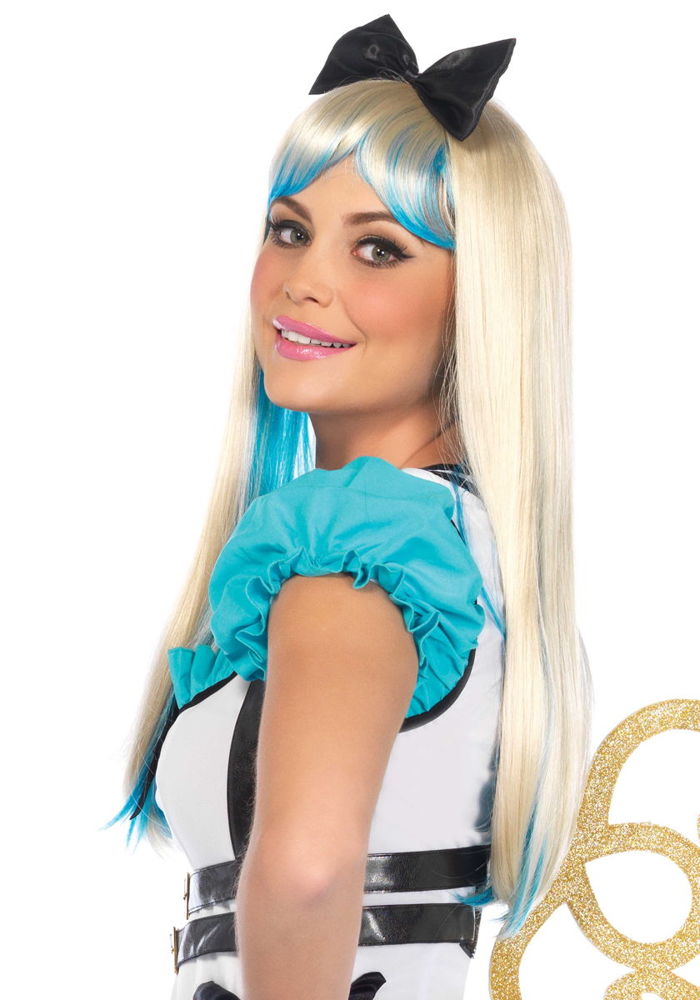 Parrucca bicolore Alice nel paese delle Meraviglie A2771 Leg Avenue